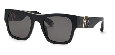 Philipp Plein SPP042M Shiny Black/Smoke #colour_shiny-black-smoke