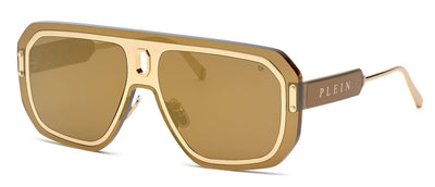 Philipp Plein SPP050 Shiny Rose Gold/Brown-Gold Mirror #colour_shiny-rose-gold-brown-gold-mirror