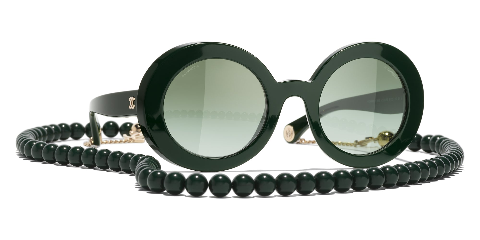 CHANEL 5489 Round Sunglasses Maverick Wolf