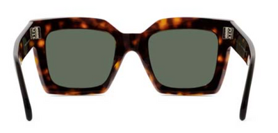 Celine CL40130I Dark Tortoise/Green #colour_dark-tortoise-green