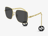 Gucci GG0724S Gold/Grey #colour_gold-grey