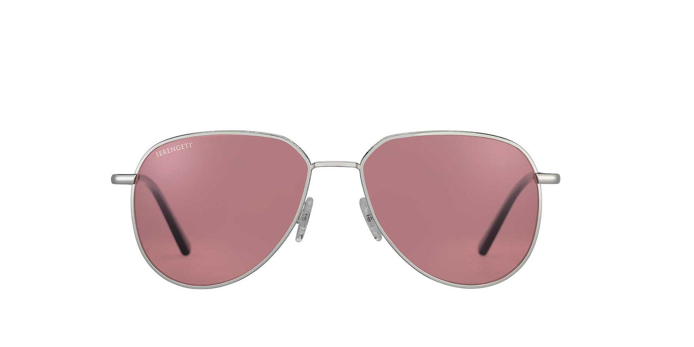 Serengeti Haywood Shiny Silver/Pink Mirror #colour_shiny-silver-pink-mirror