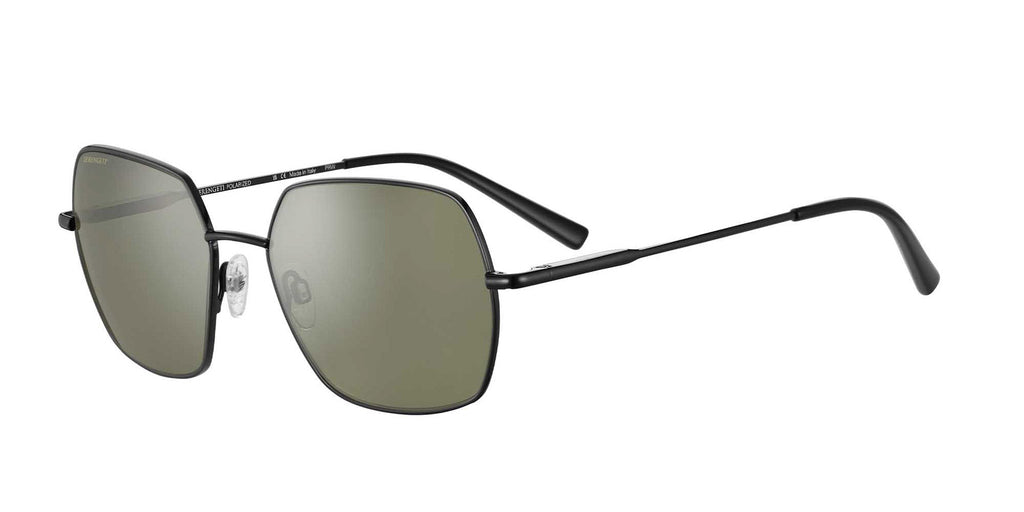 Serengeti Loy Shiny Black/Green Mirror #colour_shiny-black-green-mirror