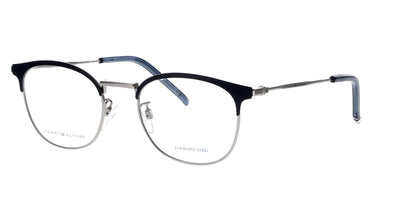 Tommy Hilfiger TH1899/F Asian Fit Matte Blue Ruthenium #colour_matte-blue-ruthenium 