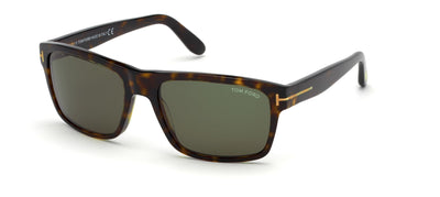 Tom Ford August TF678 Dark Tortoise/Green #colour_dark-tortoise-green