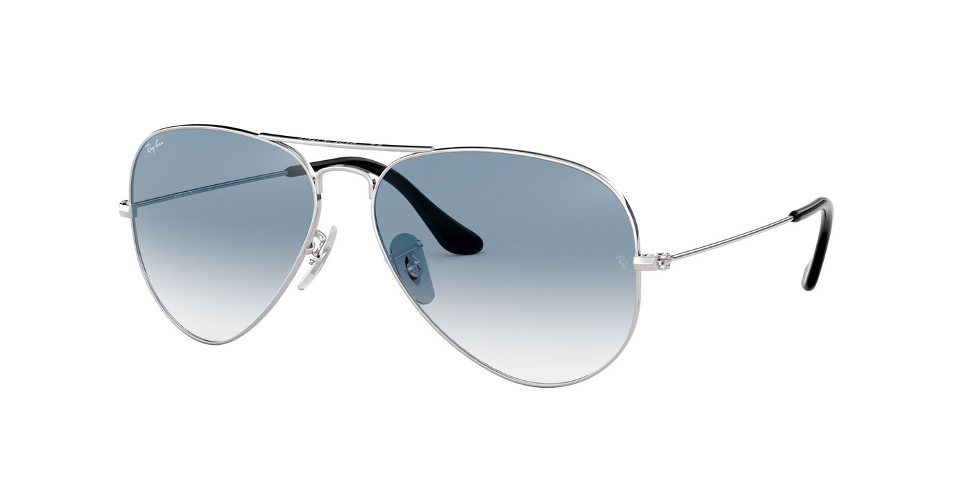 Ray-Ban Aviator RB3025 Silver/Blue #colour_silver-blue