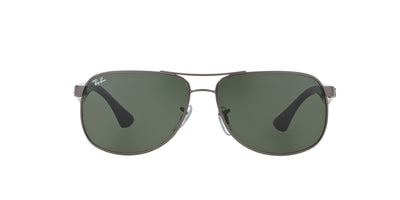 Ray-Ban RB3502 Gunmetal-Green #colour_gunmetal-green