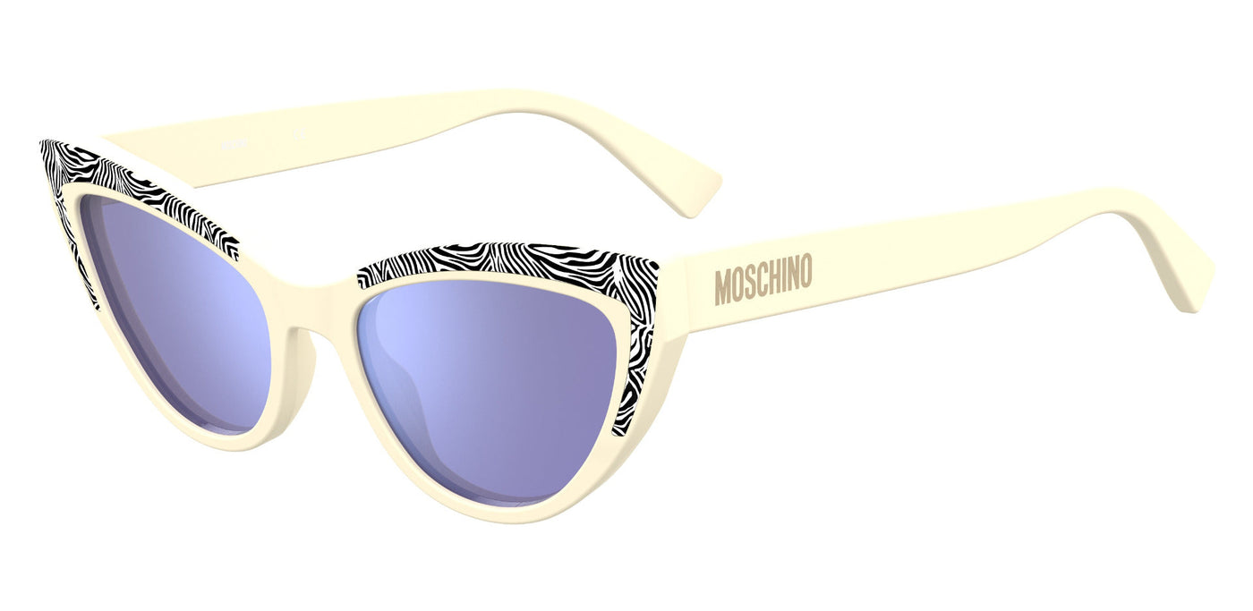 Moschino MOS094/S White/Purple Mirror #colour_white-purple-mirror