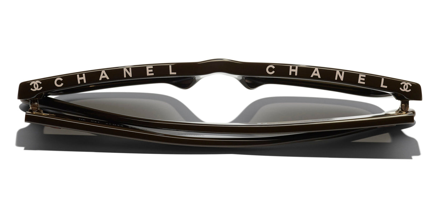 CHANEL Acetate Square Sunglasses 5417-A Black | FASHIONPHILE