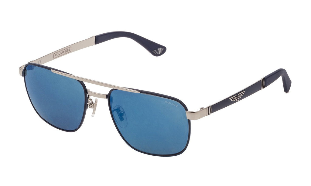 Police Origins 3 SPL890 Blue/Blue Mirror #colour_blue-blue-mirror